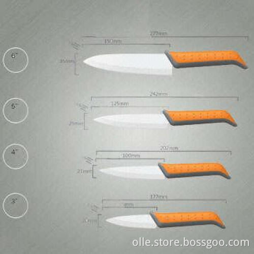 Fashionable 5-inch Professional Ceramic Knife